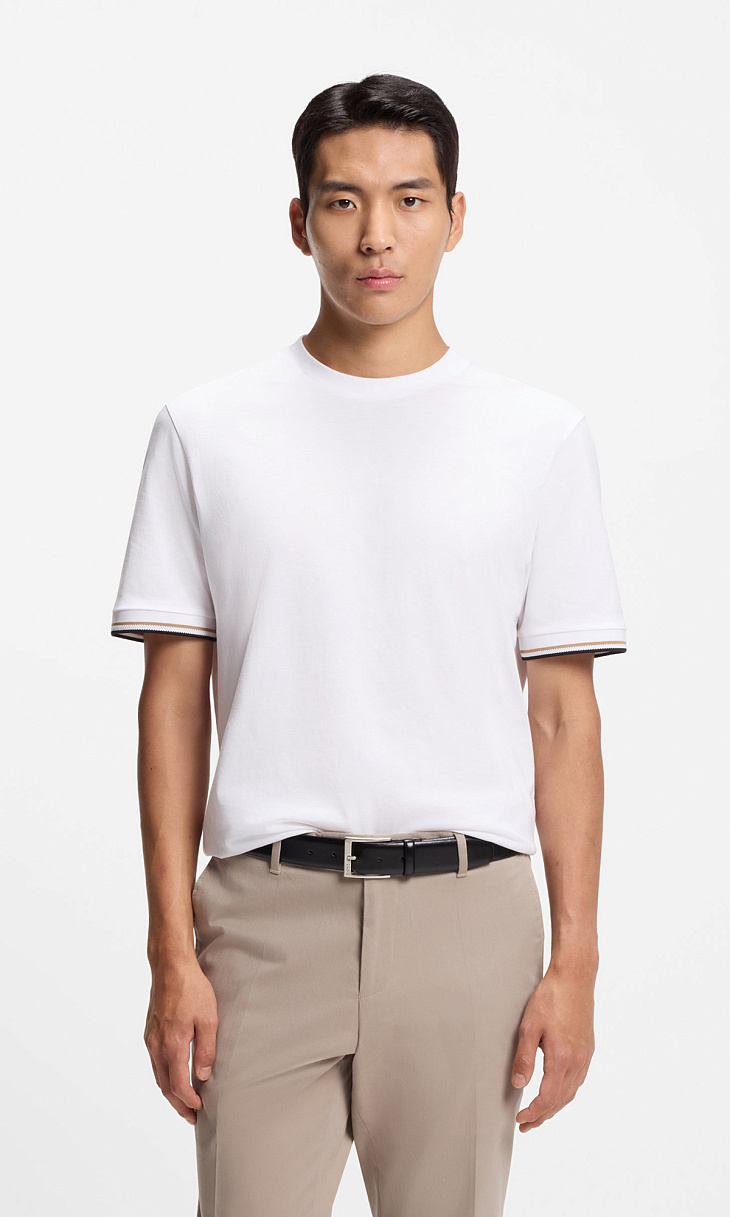 HUGO BOSS: Футболка из хлопка