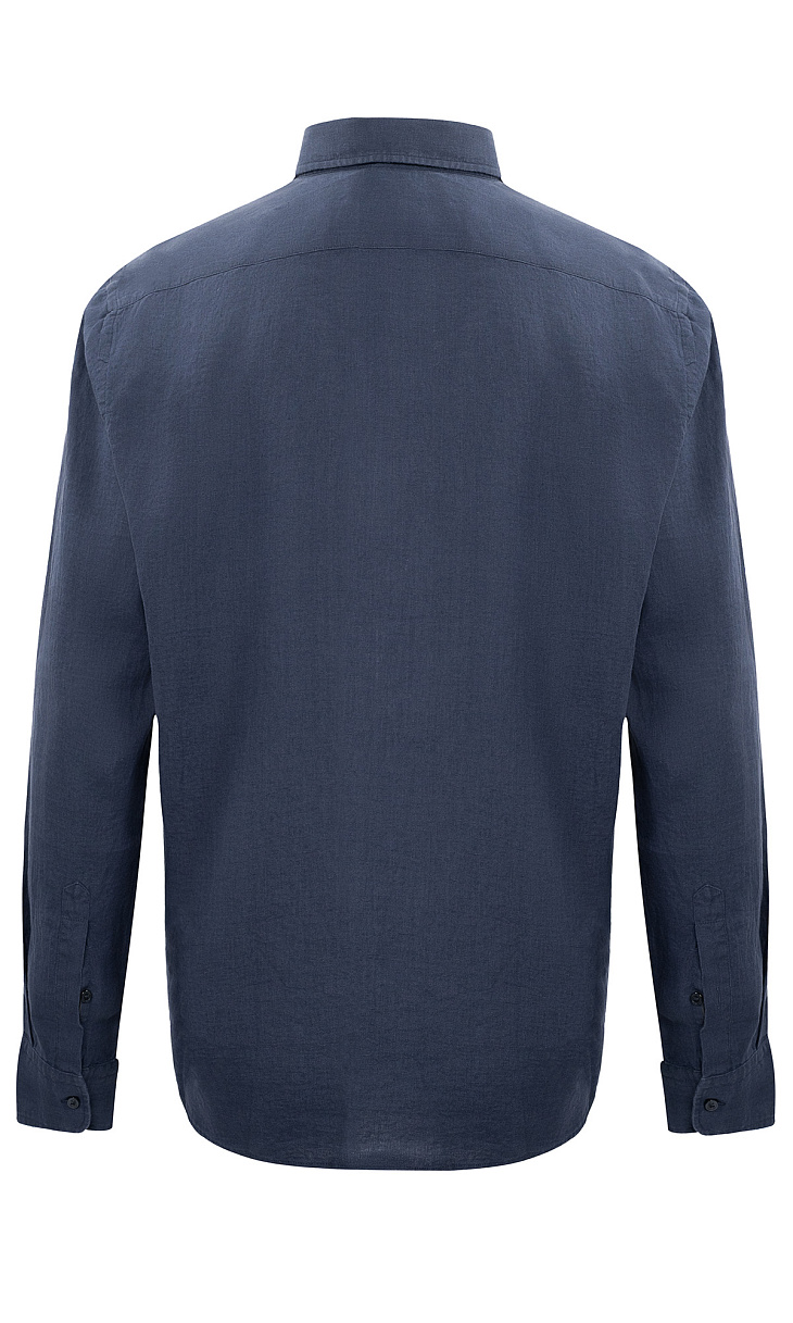 HUGO BOSS: Рубашка из льна