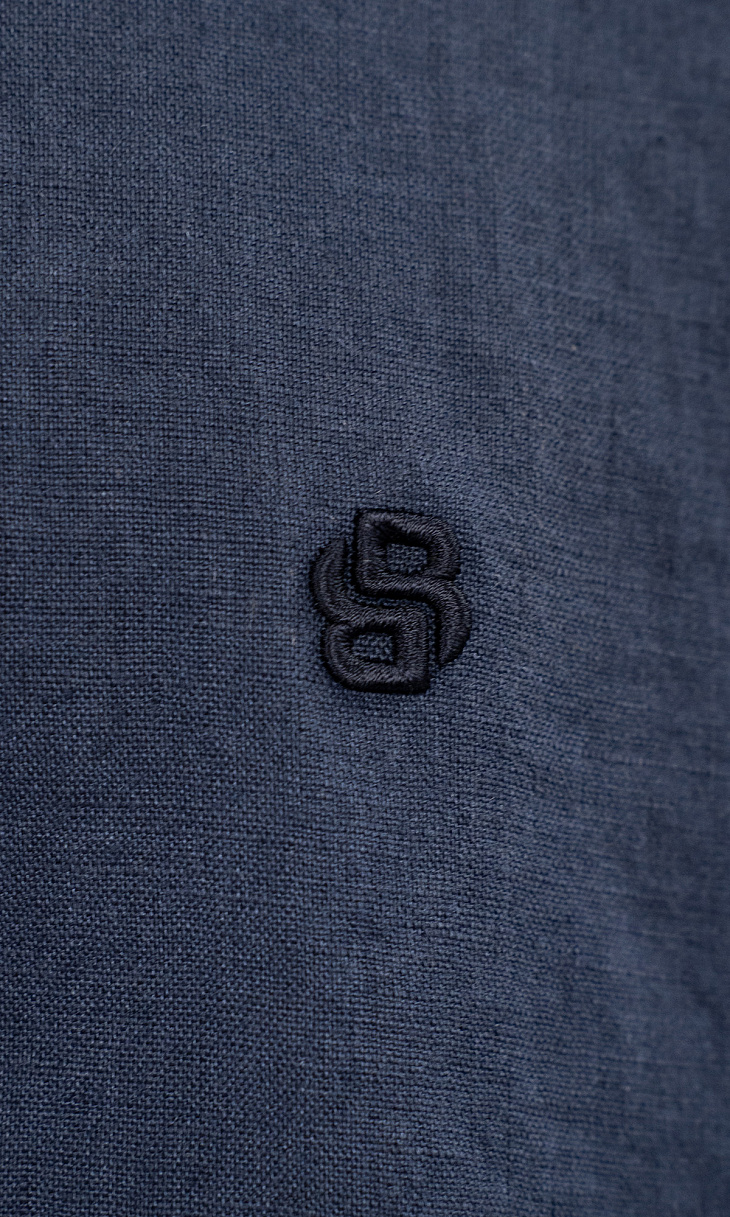 HUGO BOSS: Рубашка из льна