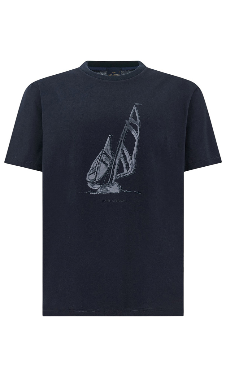 Paul Shark: Футболка с вышивкой