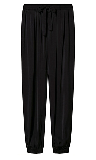 Атласные брюки-джоггеры