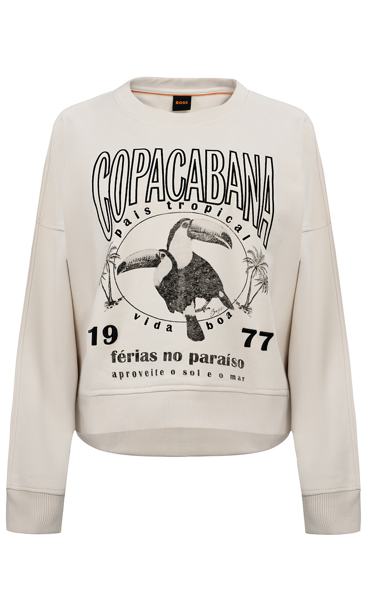 HUGO BOSS: Толстовка с принтом