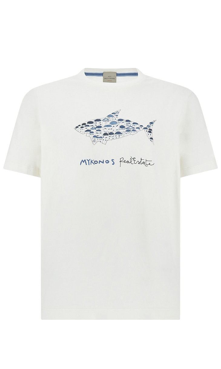 Paul Shark: Футболка с принтом