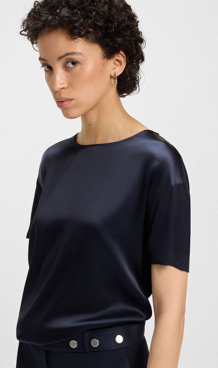 HUGO BOSS: Футболка из вискозы