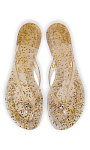CASADEI: Шлепанцы со стразами