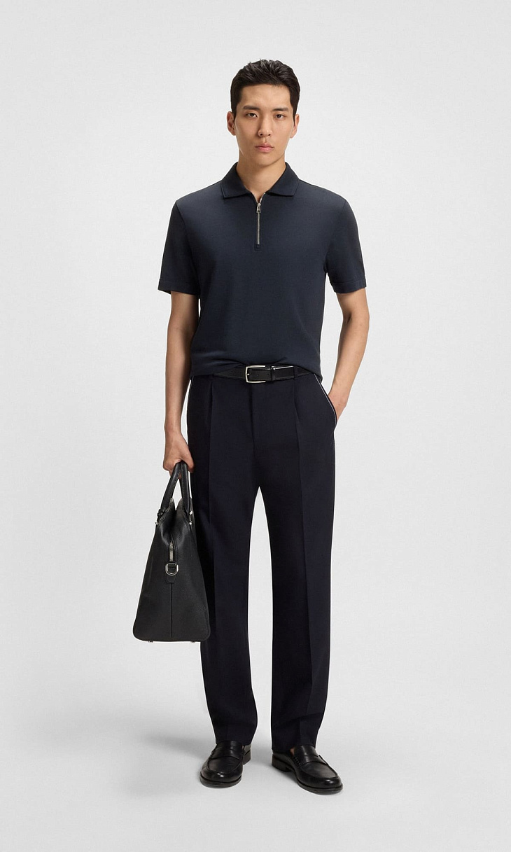 HUGO BOSS: Поло из лиоцелла