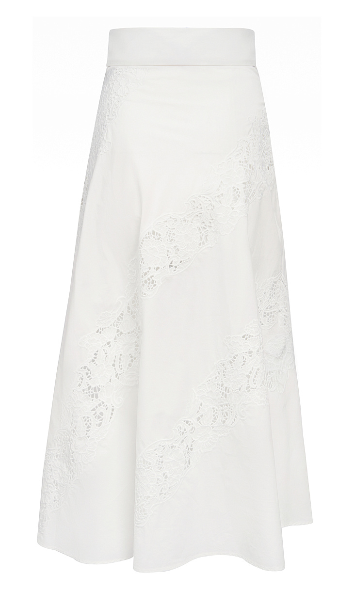 TWINSET: Юбка с вышивкой