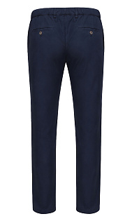 Брюки из жатого хлопка