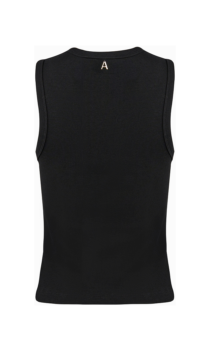 TWINSET: Топ со стразами