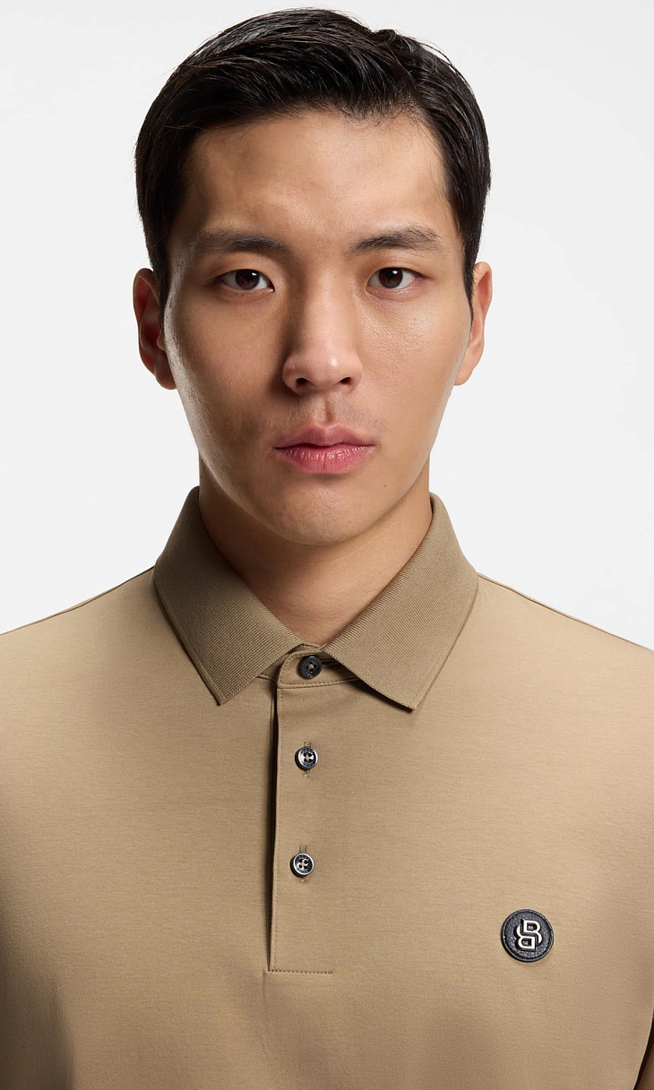 HUGO BOSS: Поло из хлопка