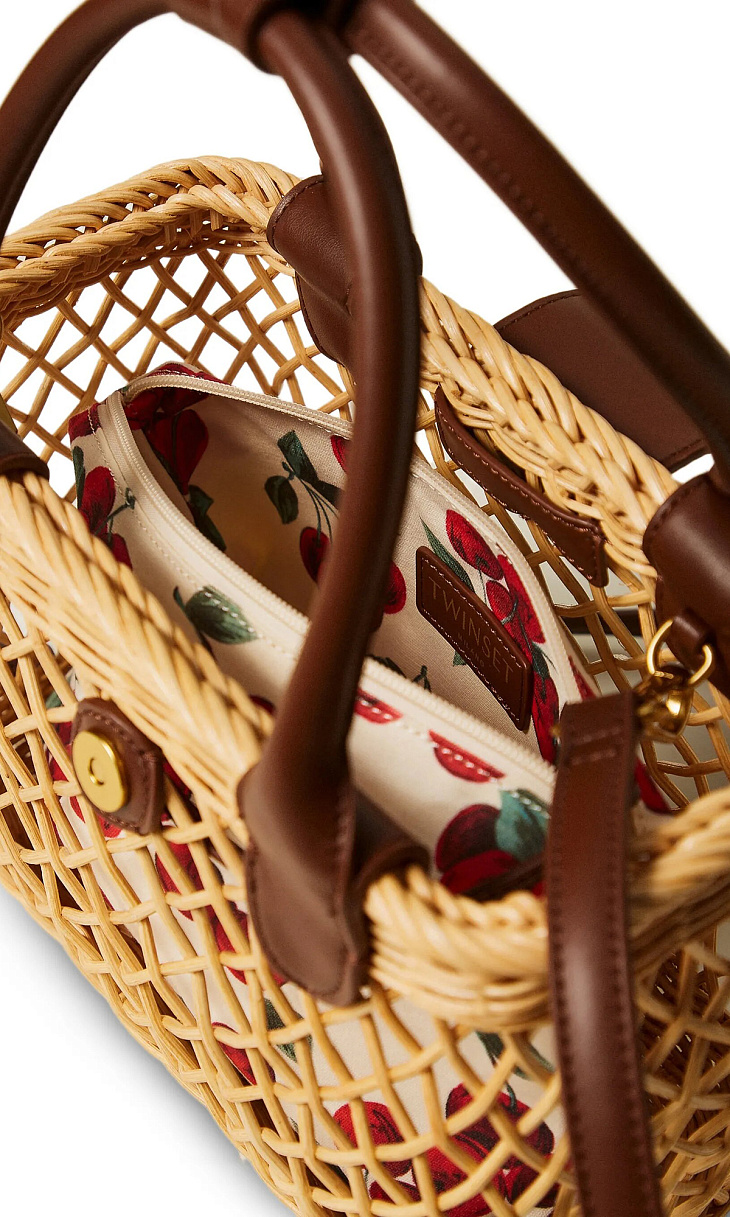 TWINSET: Плетеная сумка