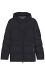HUGO BOSS: Пуховик с капюшоном