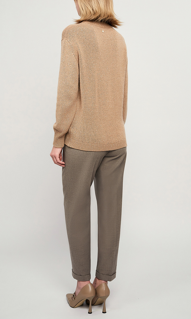 ANDRE MAURICE: Пуловер из кашемира и шелка