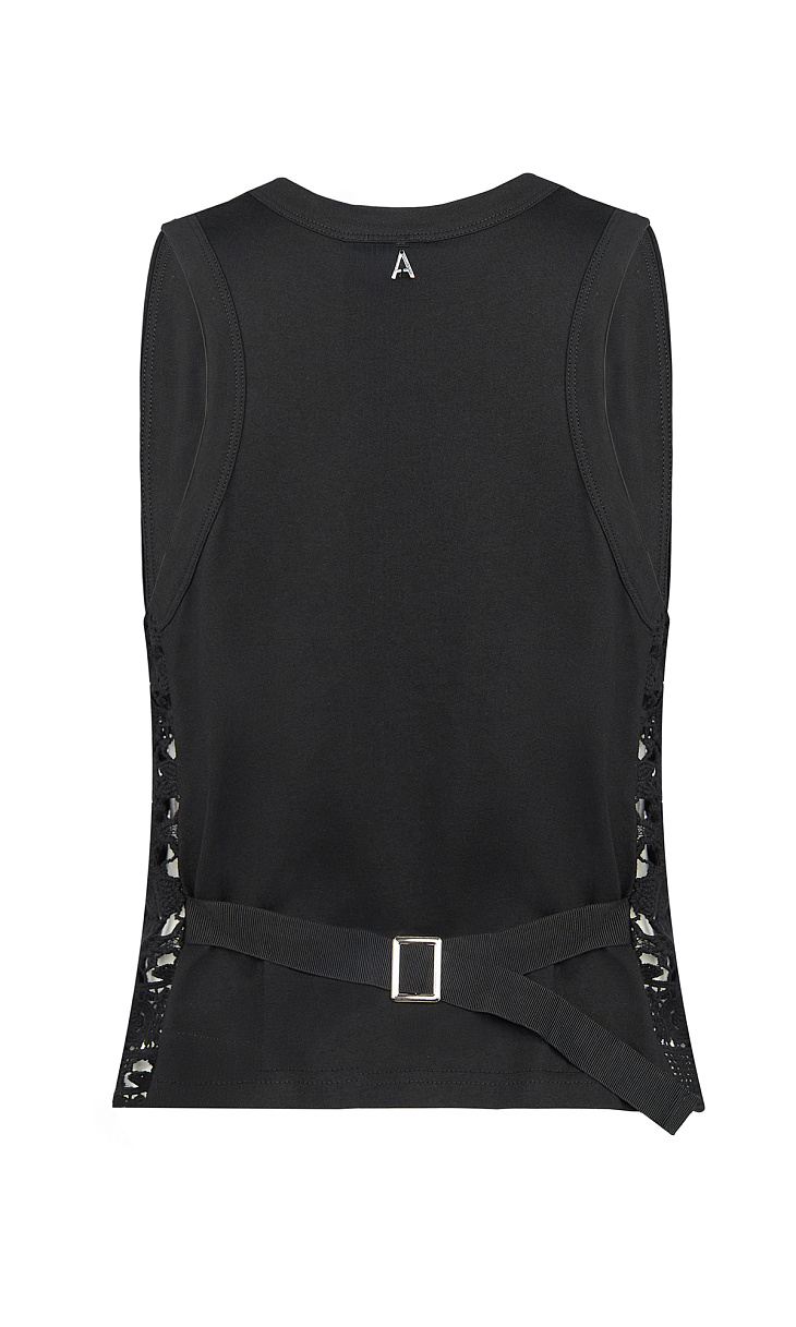 TWINSET: Ажурный топ