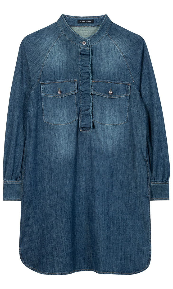 LUISA CERANO: Джинсовое платье