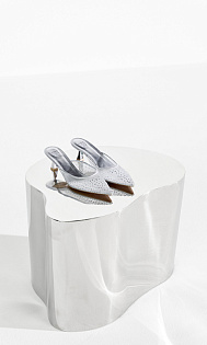 Мюли со стразами