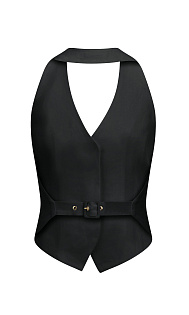 Жилет с открытой спиной