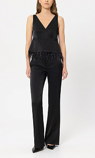 Топ с перьями