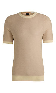 Пуловер с короткими рукавами