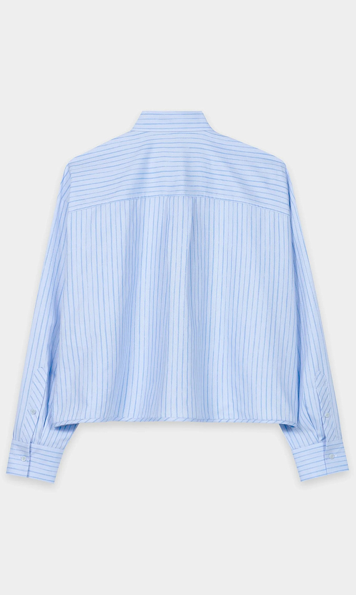 LUISA CERANO: Рубашка из хлопка с рюшами