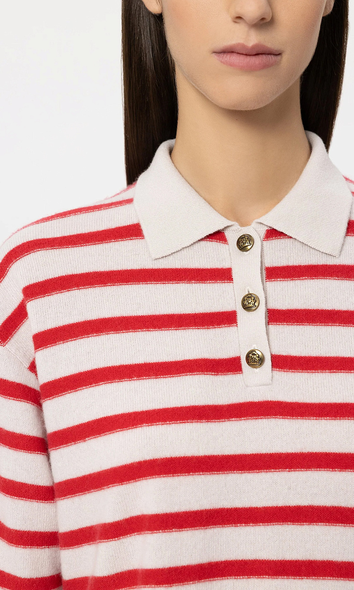 LUISA CERANO: Поло из шерсти и кашемира