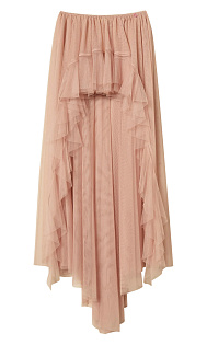 Асимметричная юбка из тюля