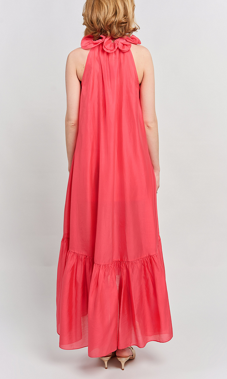 TWINSET: Длинное платье с оборками