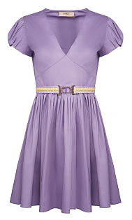 Платье с поясом