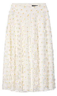 Юбка из тюля с аппликацией