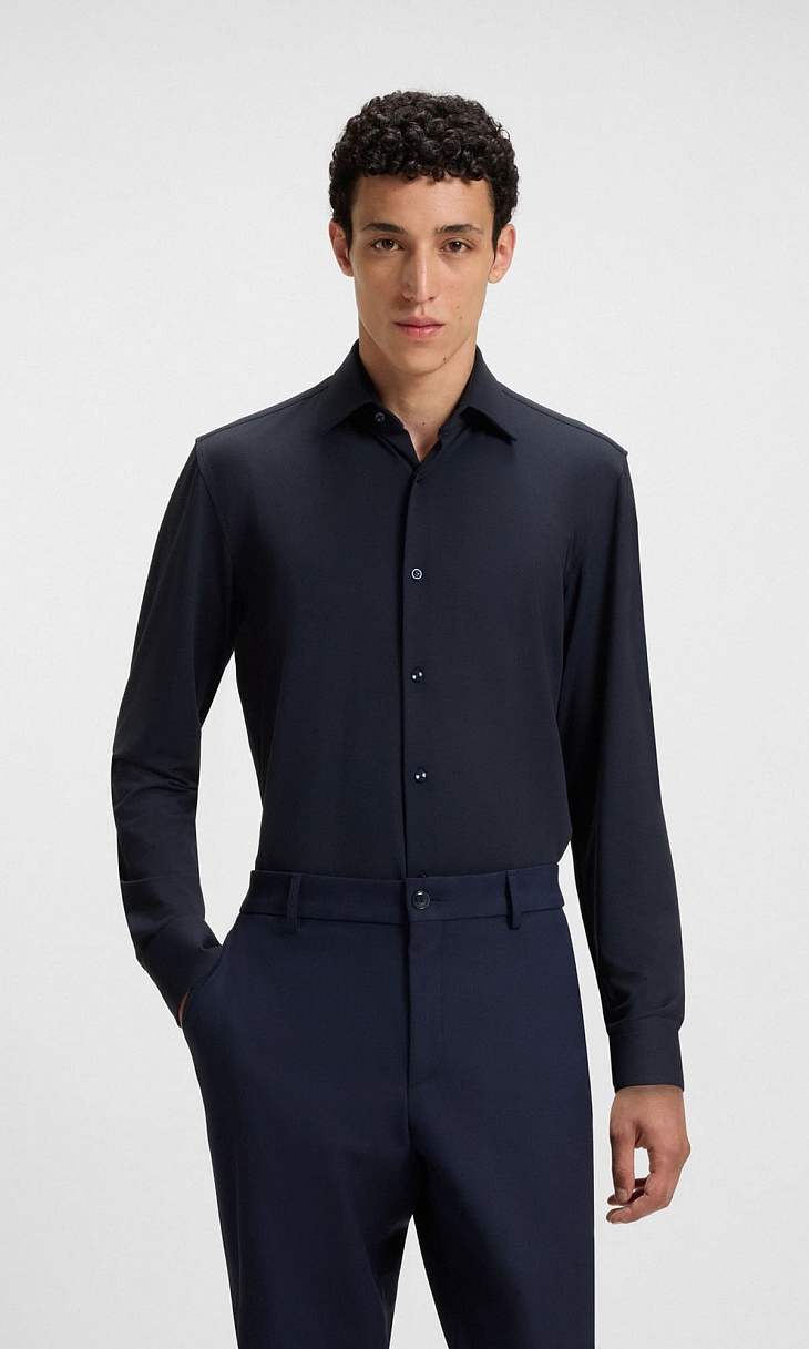 HUGO BOSS: Трикотажная рубашка