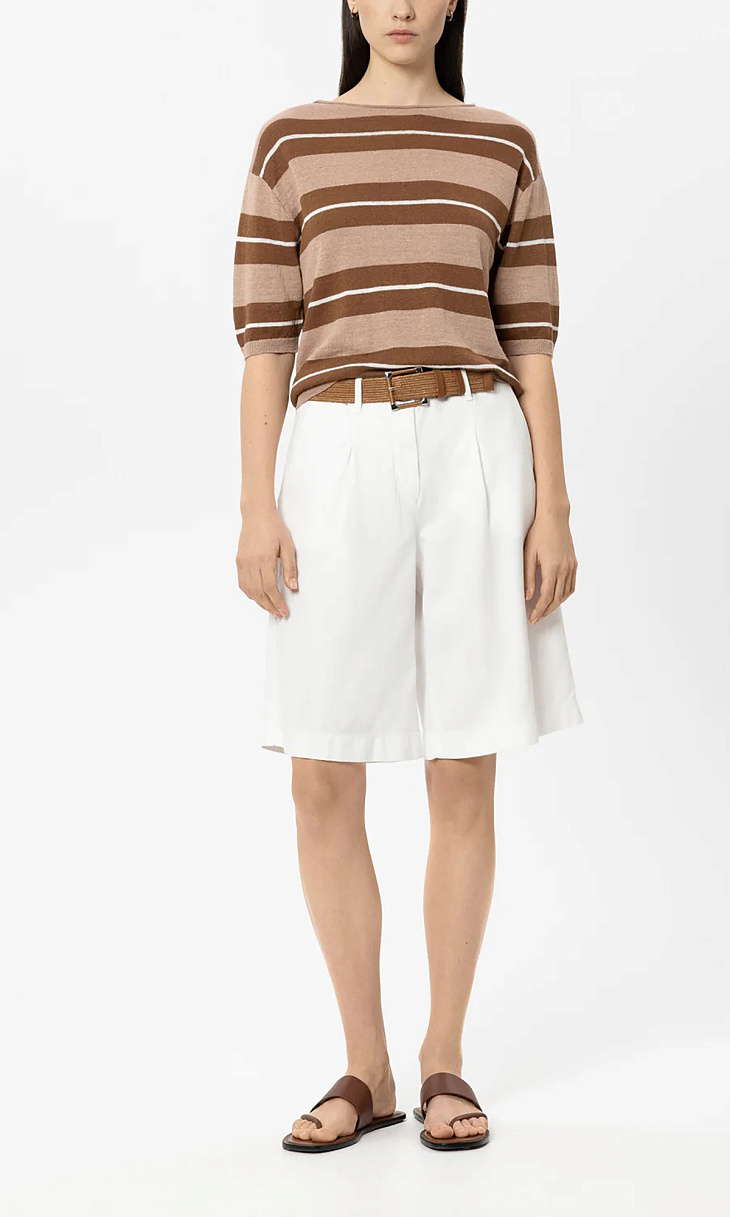 LUISA CERANO: Шорты-бермуды из льна
