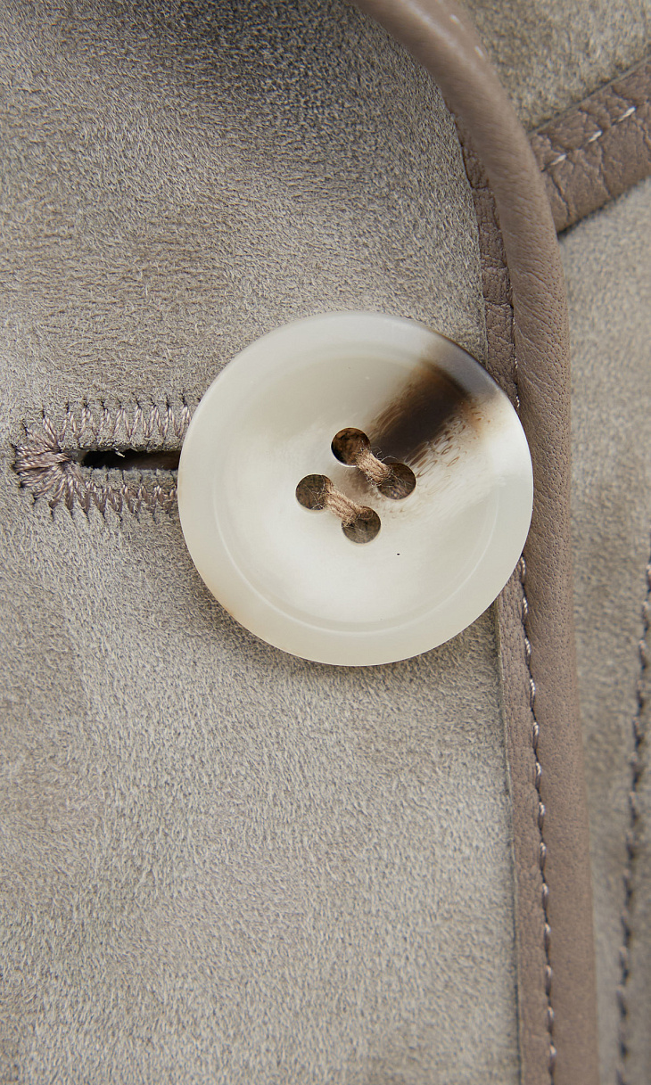 MARION FASHION: Дубленка на пуговицах