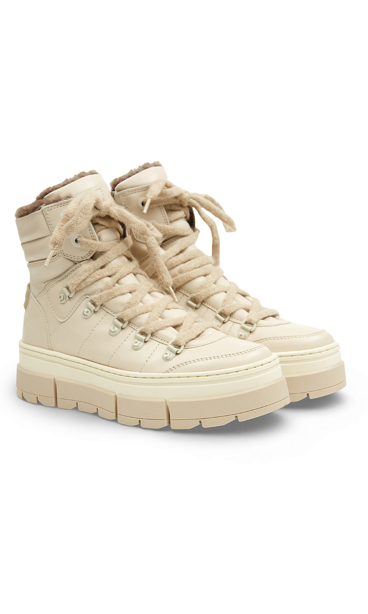 Bogner: Полусапоги из кожи и меха 