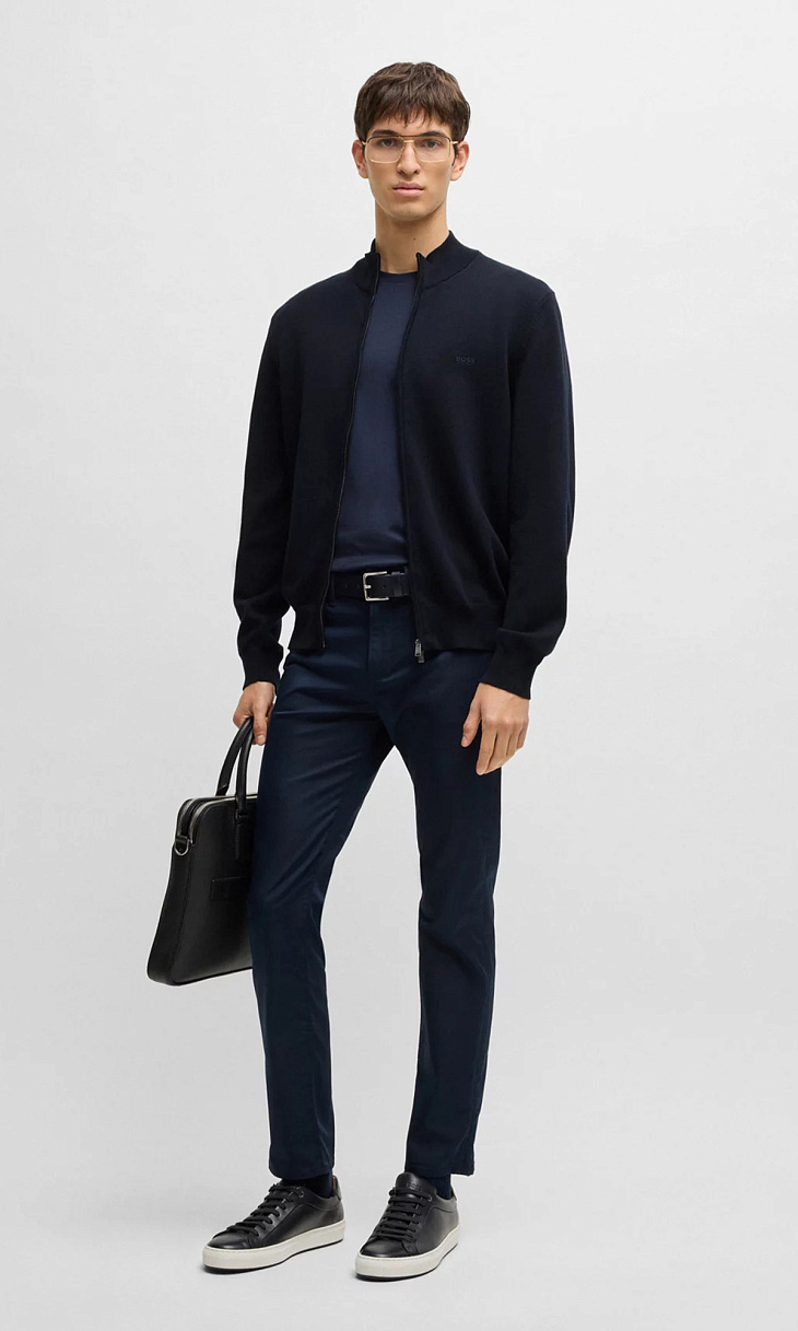HUGO BOSS: Кардиган на молнии