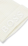 HUGO BOSS: Шапка-бини из шерсти