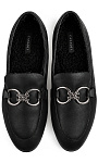 CASADEI: Лоферы с мехом