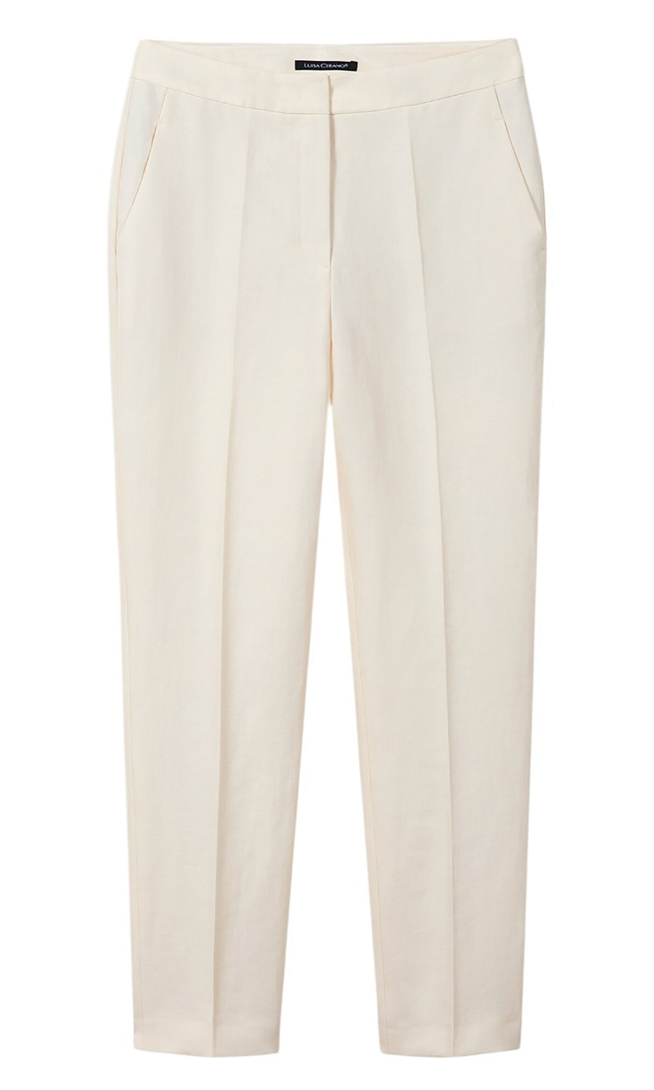 LUISA CERANO: Укороченные брюки из льна