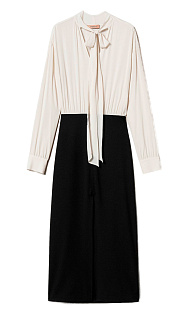 Платье с бантом