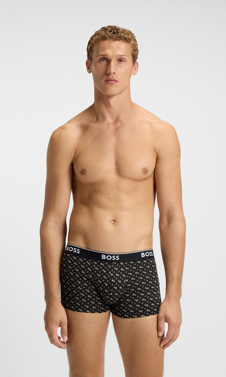HUGO BOSS: Комплект трусов из хлопка