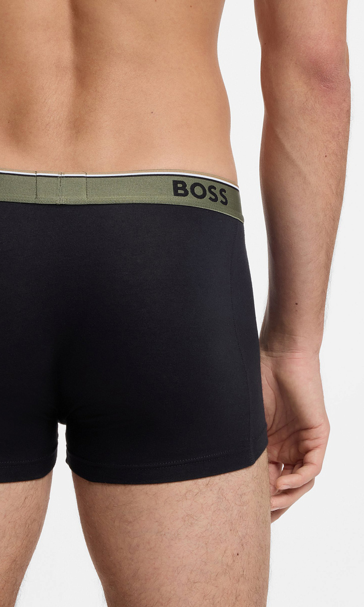 HUGO BOSS: Комплект трусов из хлопка