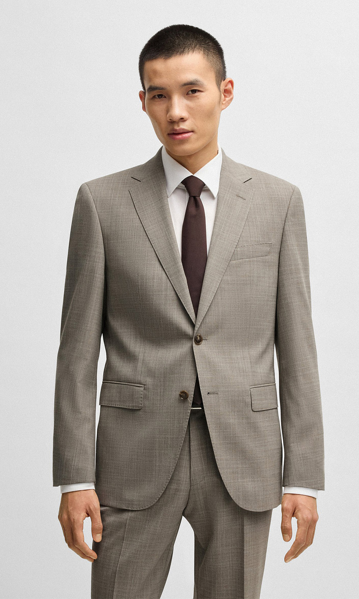 HUGO BOSS: Костюм в клетку