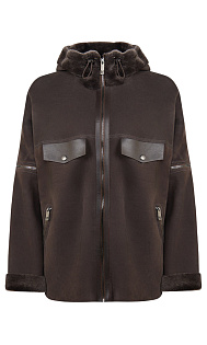 Дубленка с отстегивающимися рукавами