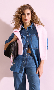 Джинсовая блуза