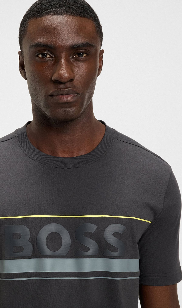 HUGO BOSS: Футболка с логотипом
