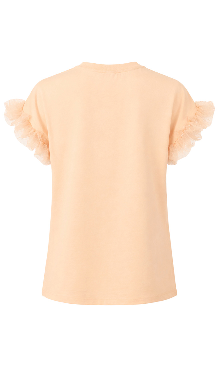 TWINSET: Футболка с оборками