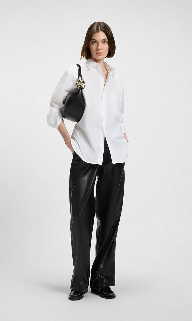 HUGO BOSS: Блуза из хлопка