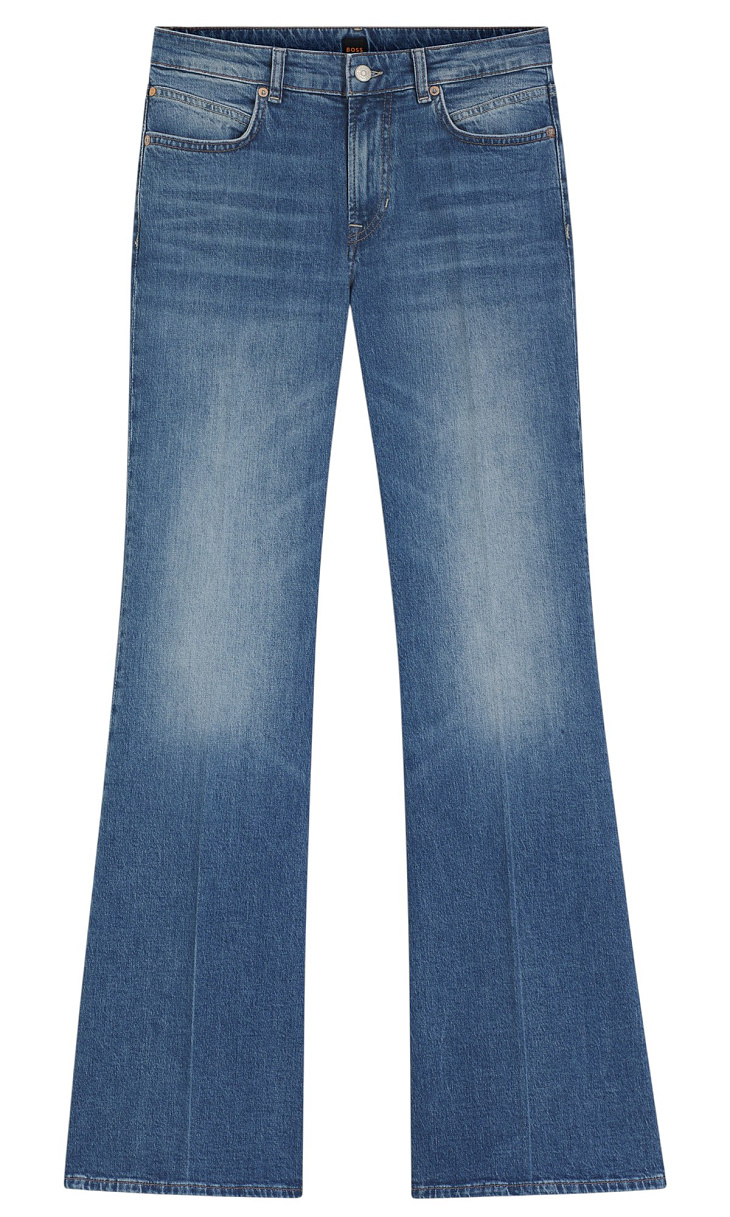 HUGO BOSS: Джинсы клеш