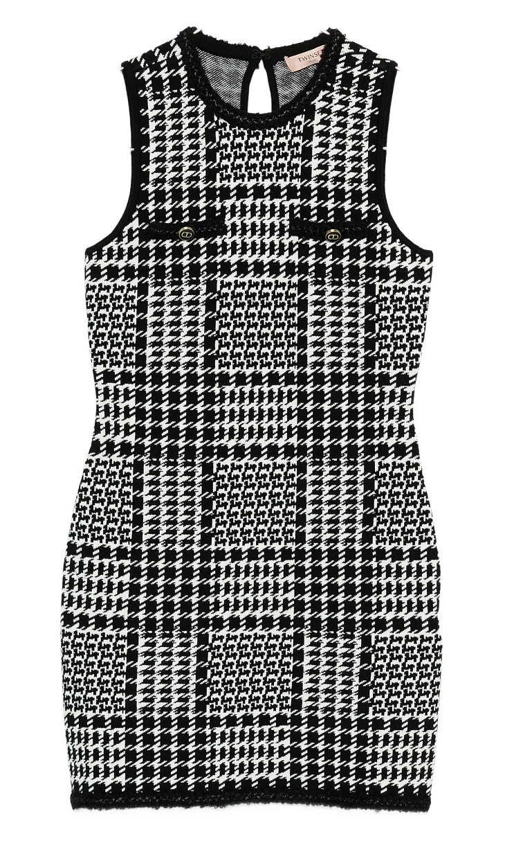TWINSET: Платье в клетку