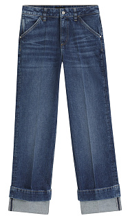 Джинсы с отворотами