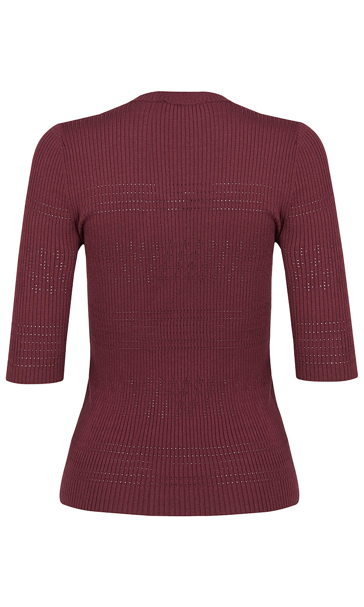 TWINSET: Пуловер с ажурным узором